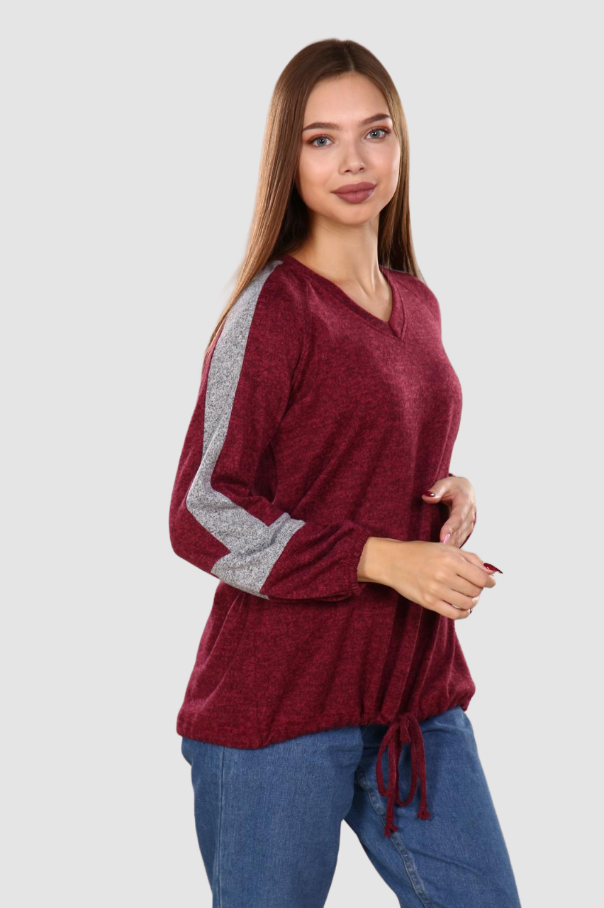Бис - джемпер бордовый
