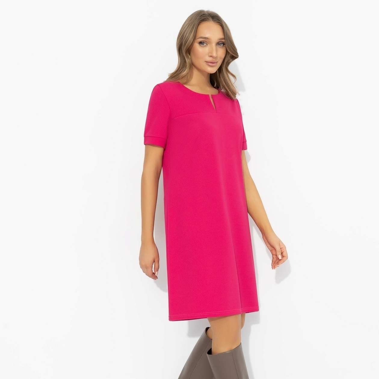 Платье для яркого настроения, Сияй ярче (модная фуксия)