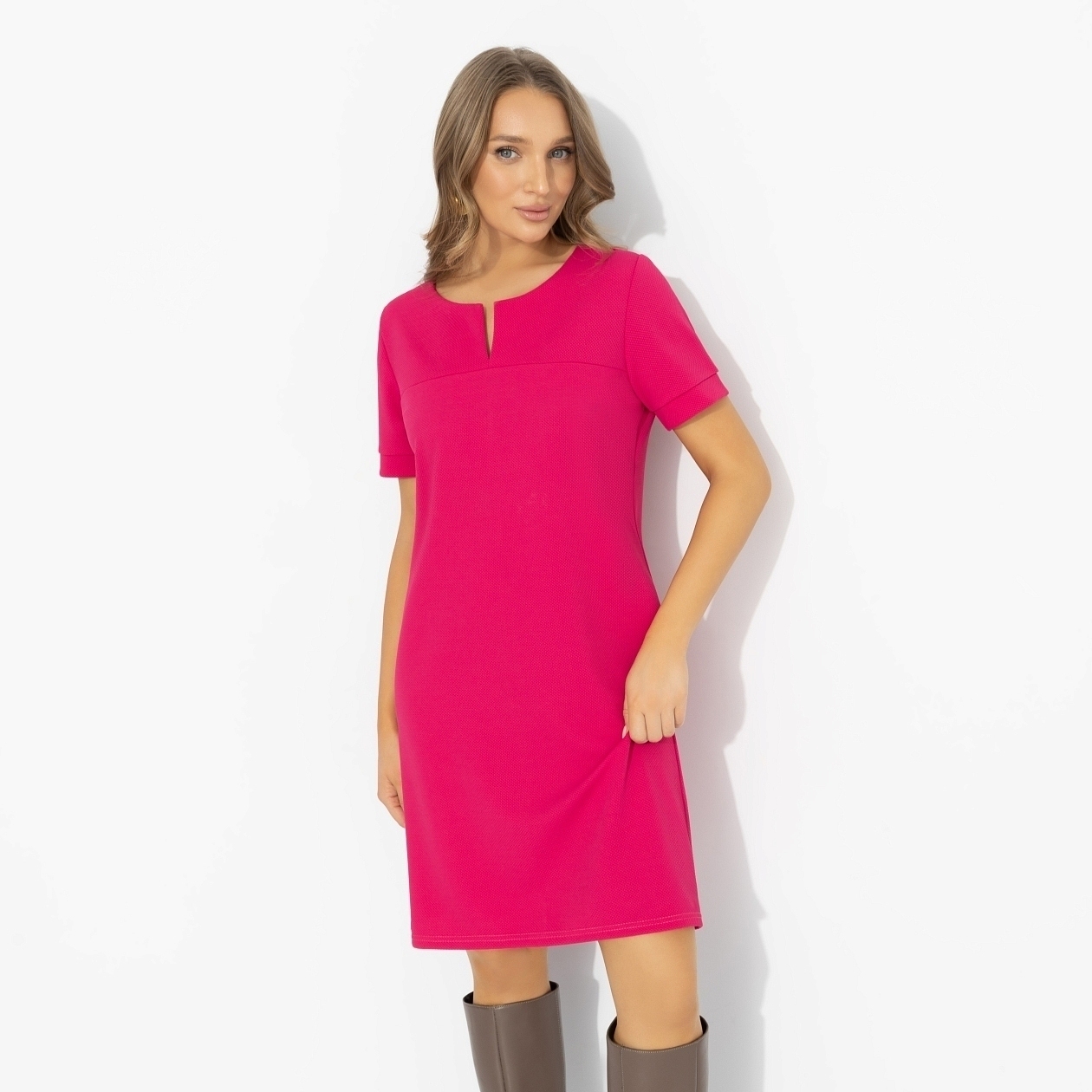 Платье для яркого настроения, Сияй ярче (модная фуксия)