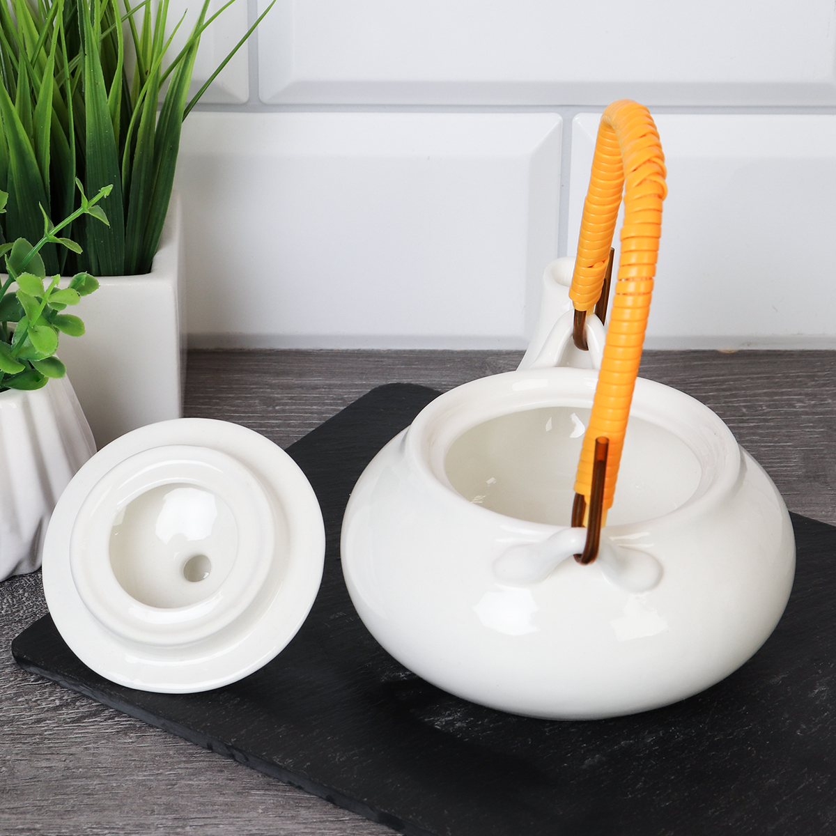 Чайник заварочный 450 мл с плетеной ручкой / RT-1150 /уп 36/