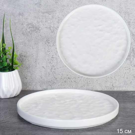 Тарелка круглая 15 см / WE-1221 /уп 36/