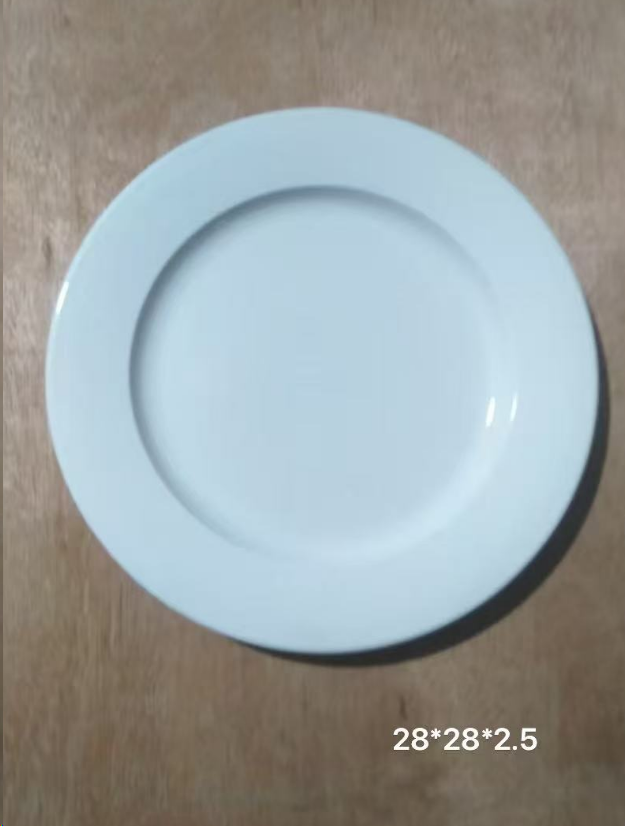 Тарелка круглая 28 см / RU-794 /уп 16/ белое