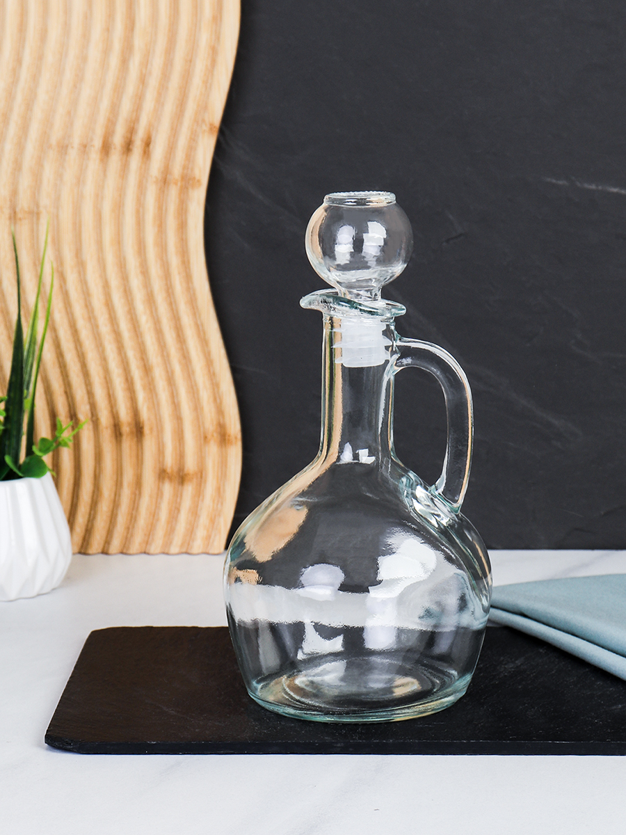 Графин-штоф Кувшин 400 мл / G-5 /уп 48/ стеклянная крышка