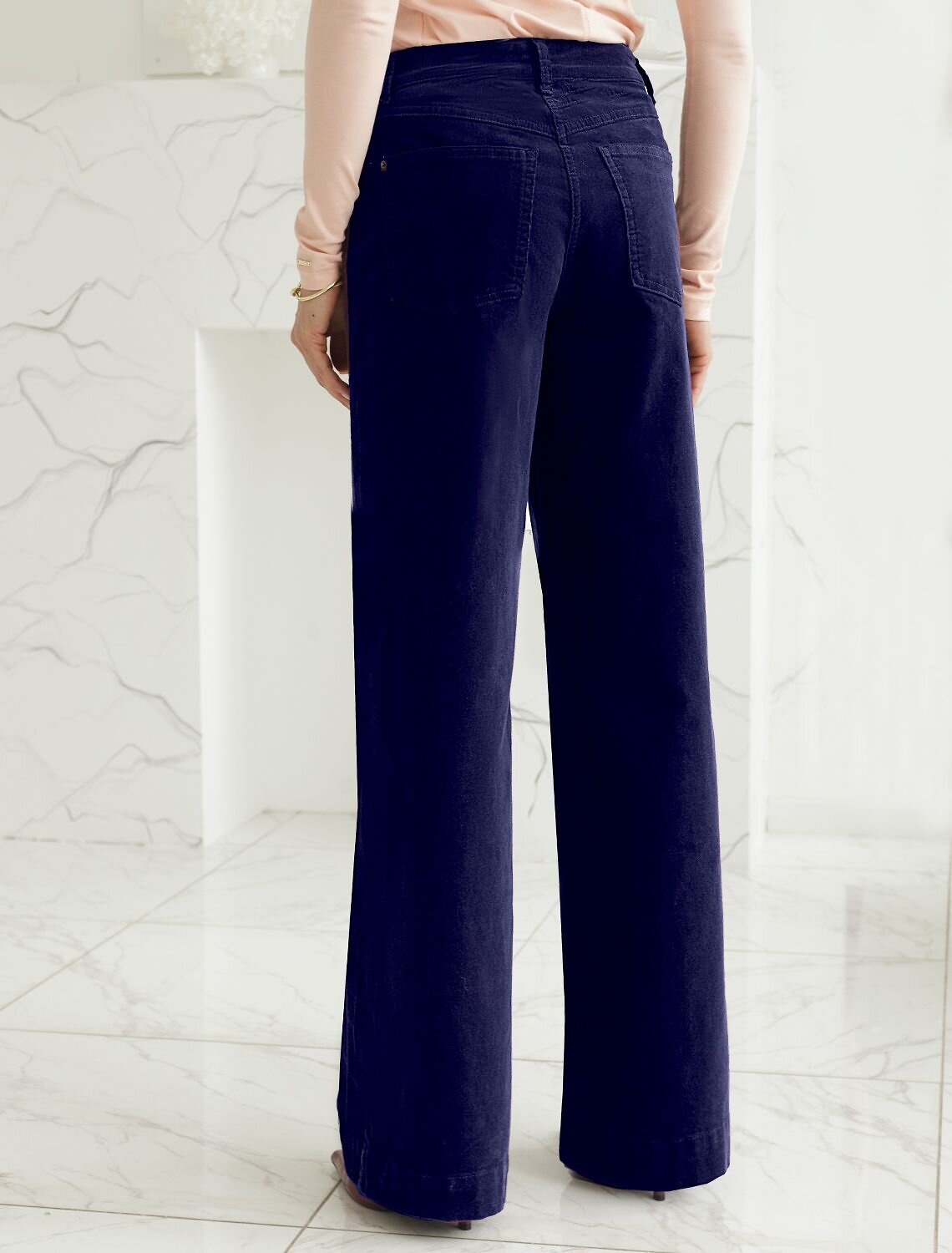 ст. цена2790руб.! VILATTE Брюки D24.278синий