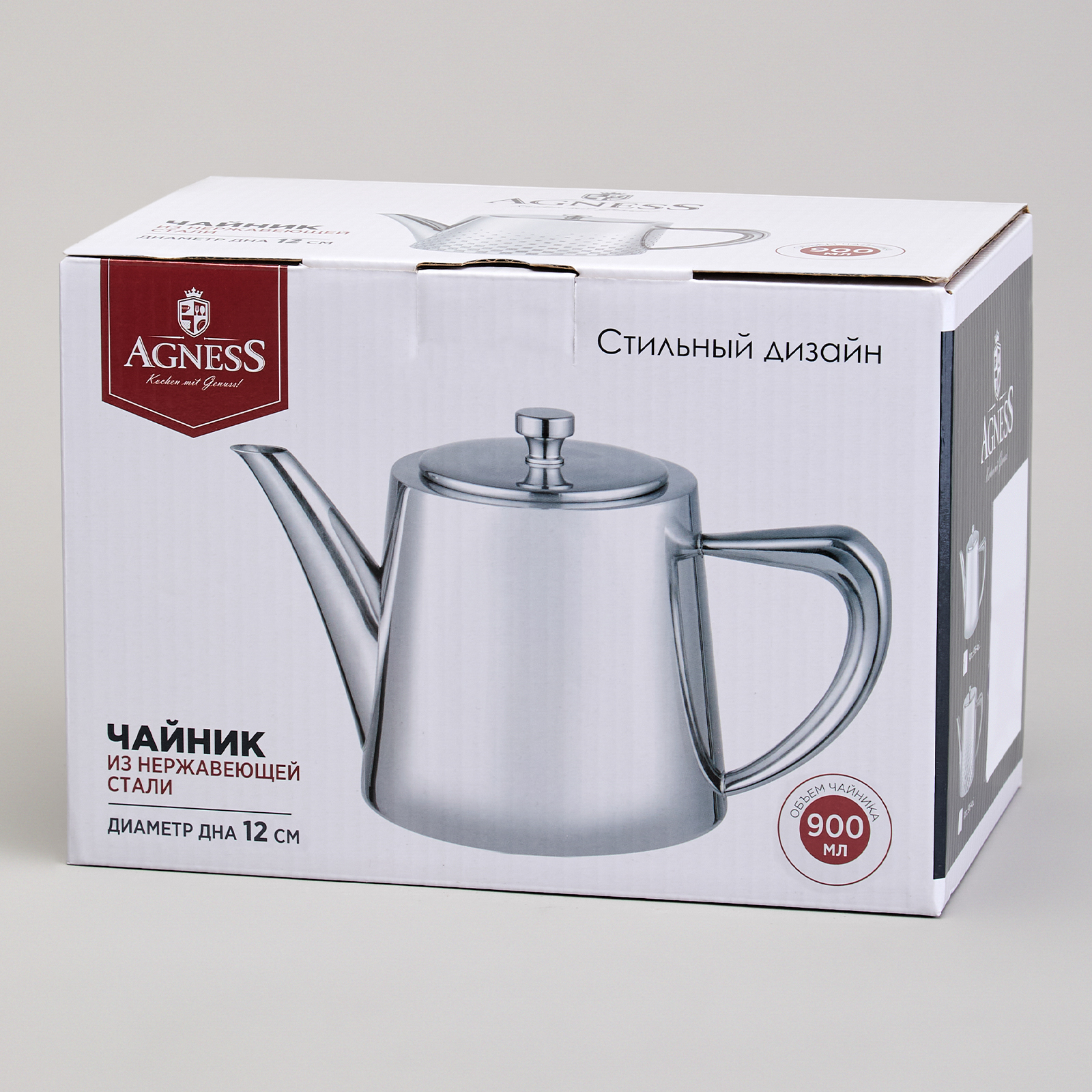 ЧАЙНИК AGNESS, 900 МЛ