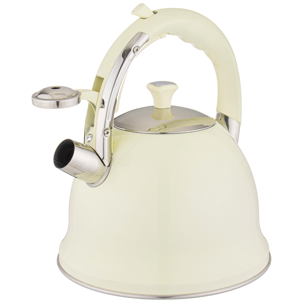 ЧАЙНИК AGNESS СО СВИСТКОМ 3,0 Л НЖС, ТЕРМОАККУМУЛИРУЮЩЕЕ ДНО, ИНДУКЦИЯ (КОР=12ШТ)