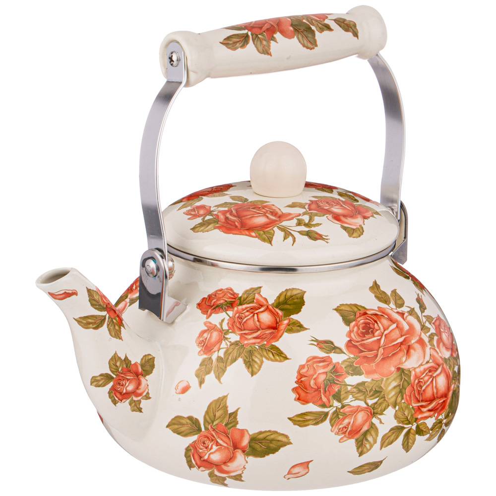 ЧАЙНИК AGNESS ЭМАЛИРОВАННЫЙ, 2,5 Л, СЕРИЯ