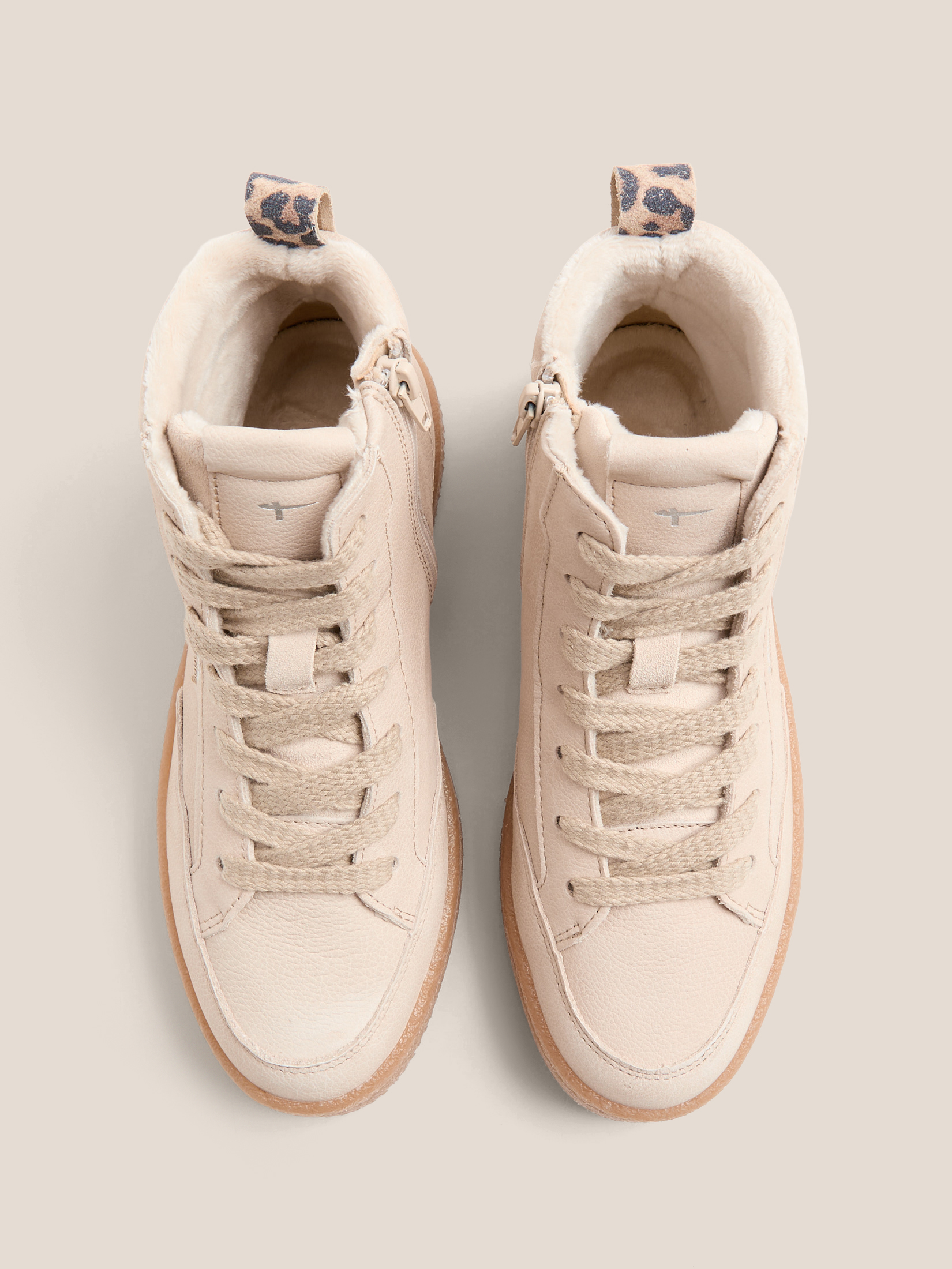 Женские высокие кеды TAMARIS NAKJA 4559749, светло-бежевый