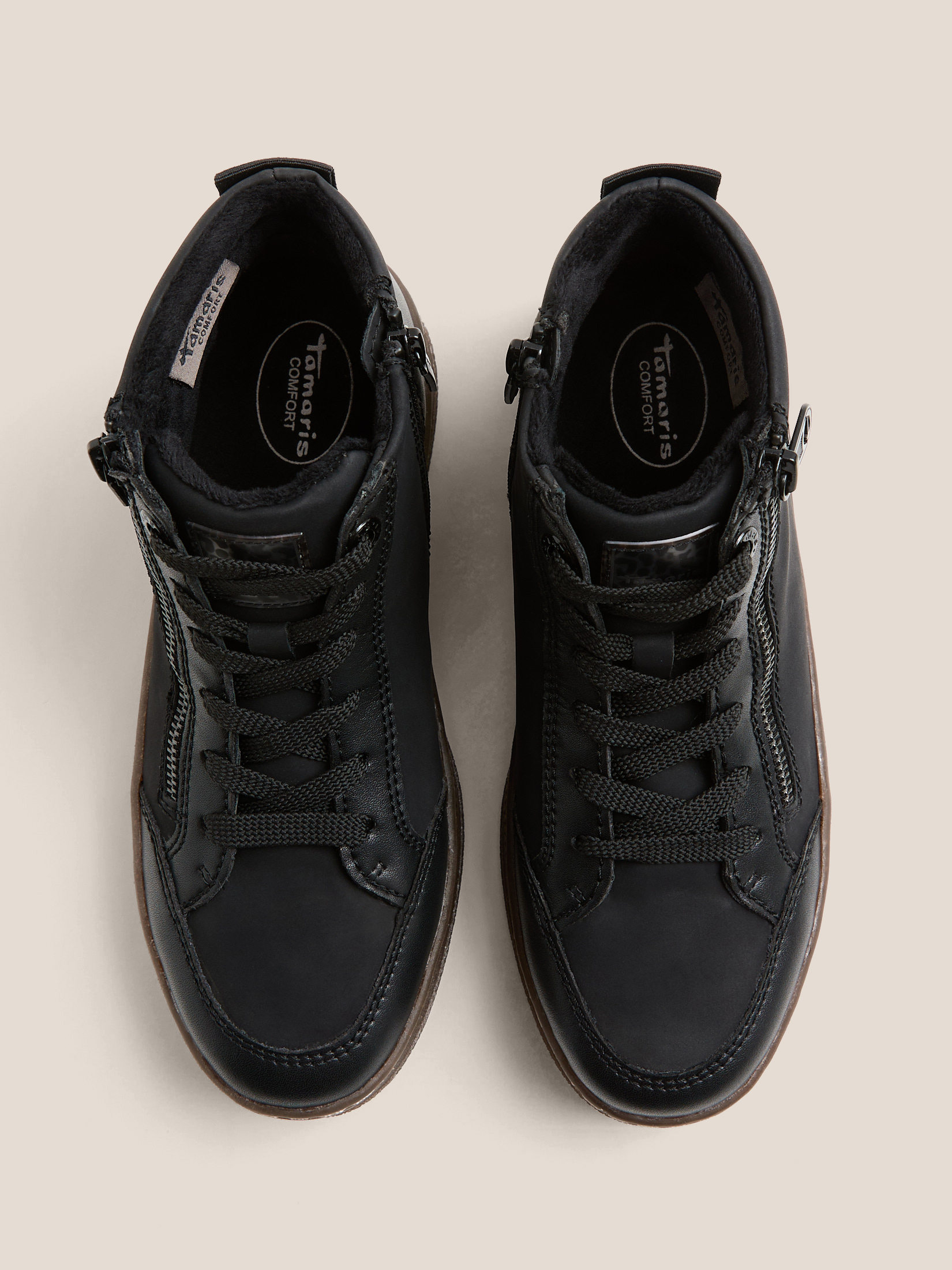 Женские высокие кеды TAMARIS COMFORT AVA 4567707, черный