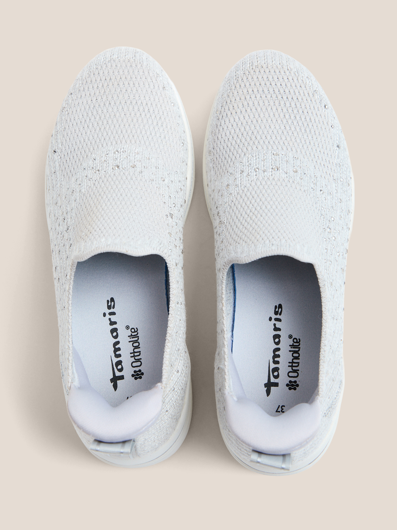 Женские кроссовки-носки TAMARIS LAVITA 4559428, светло-серый