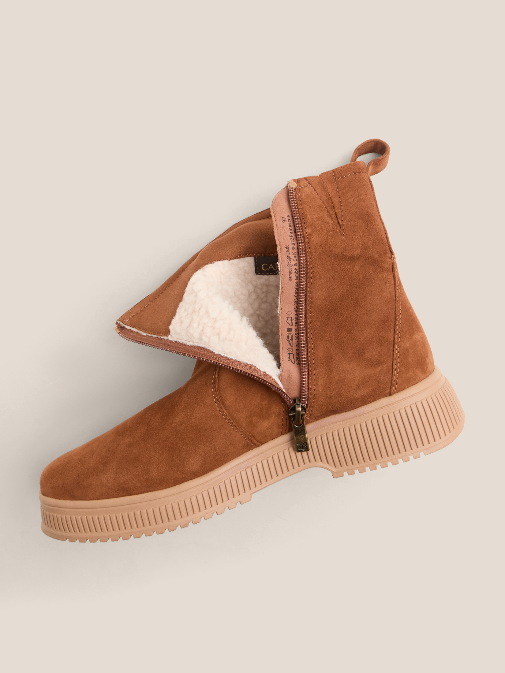 Женские ботинки CAPRICE KAIA 4589603, оранжево-коричневый