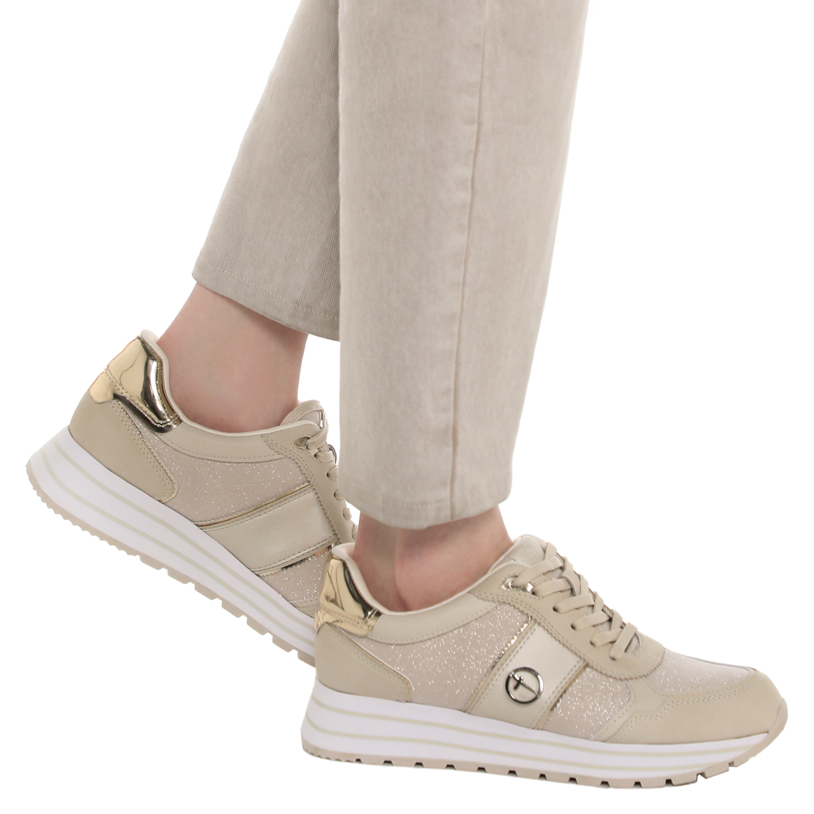 Женские кроссовки TAMARIS DAKI 3891464, бежевый