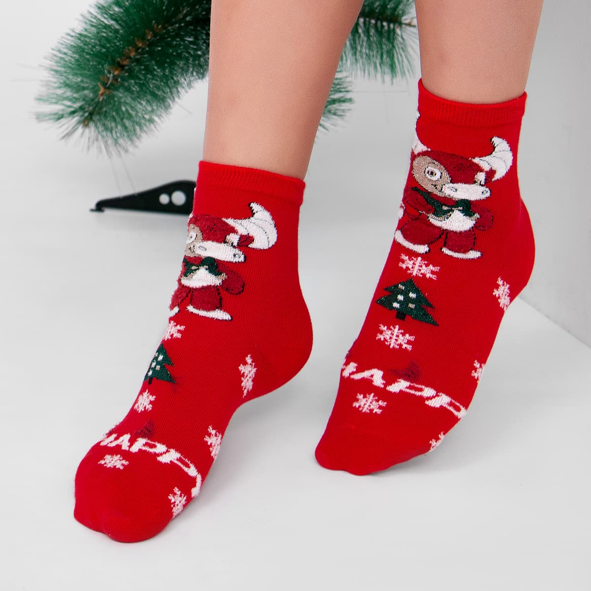 Носки детские DMDBS Happy красный