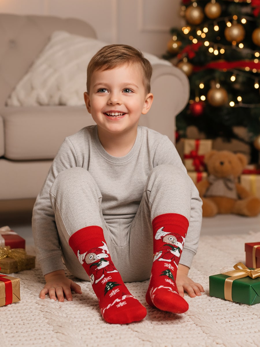 Носки детские DMDBS Happy красный