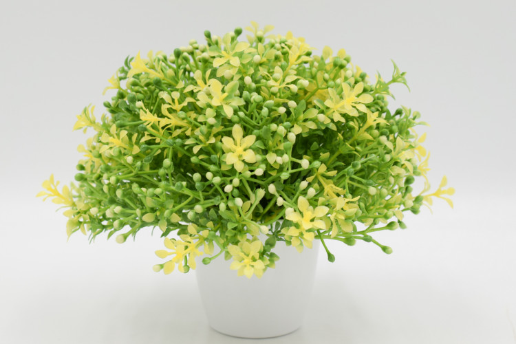 105руб.186руб.Яркий мини кустик высотой 15 см. (пластмасса) БЕЗ ГОРШКА. 507900004515/4