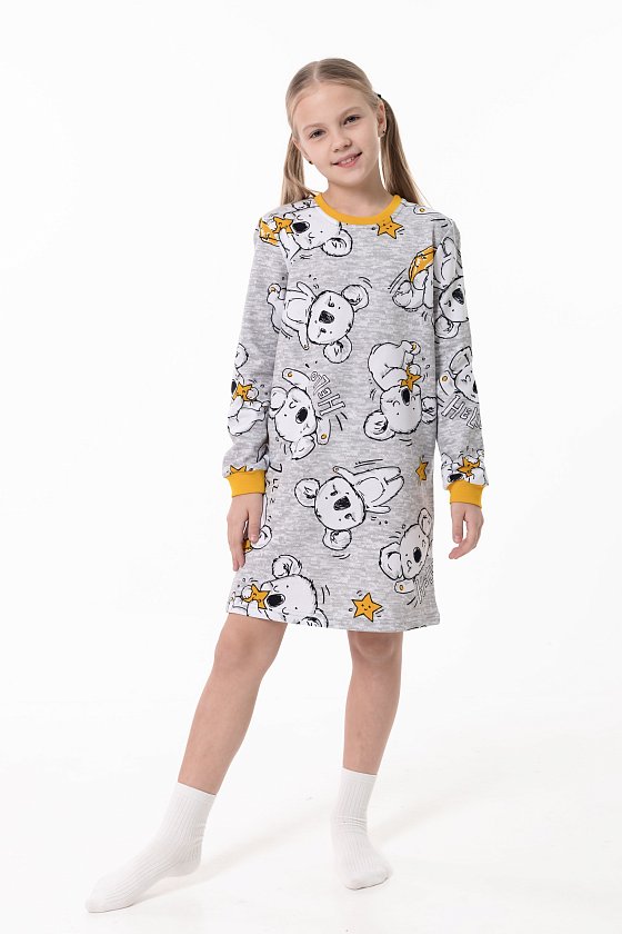 Сорочка с длинным рукавом начес М225110сж