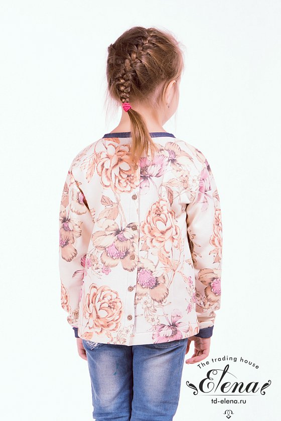 Джемпер из футера М21757