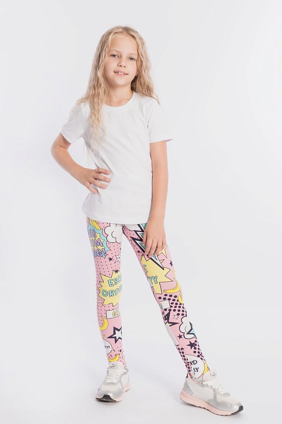 Лосины с лайкрой М21558мк