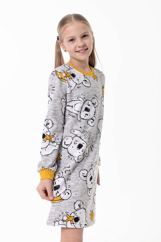 Сорочка с длинным рукавом начес М225110сж