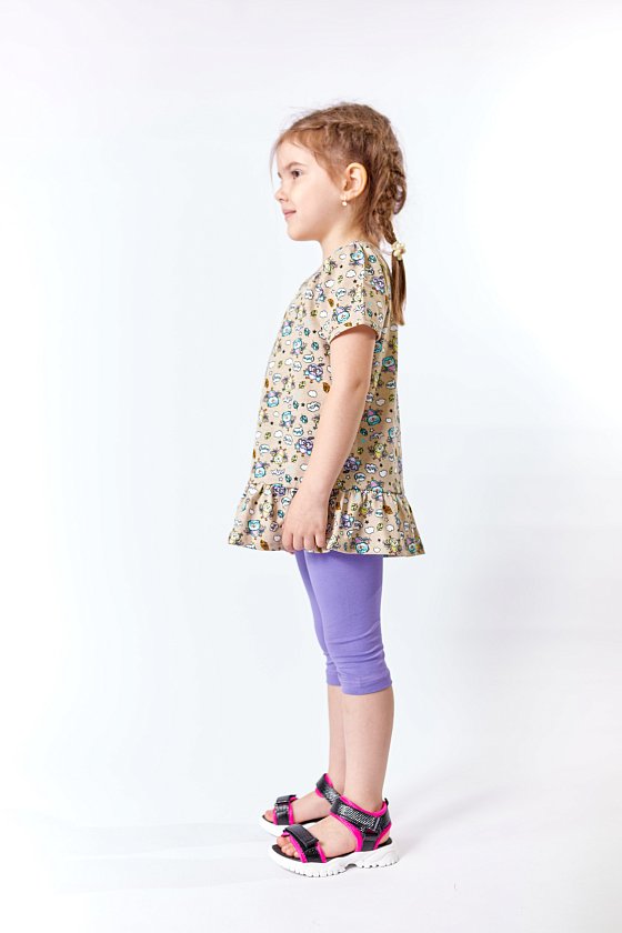 БЫЛО 440р!!! Костюм туника и велосипедки М222049б