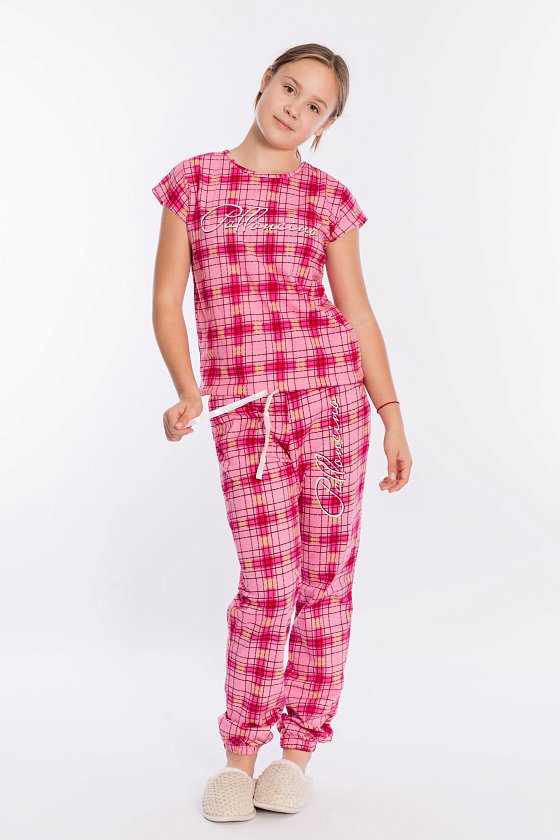 БЫЛО 500р!!! Костюм (футб+брюки) М22216Па