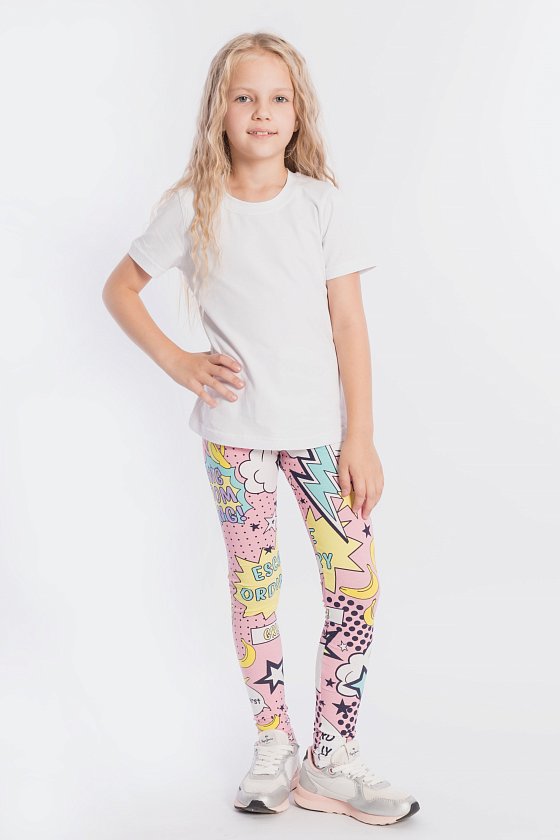 Лосины с лайкрой М21558мк