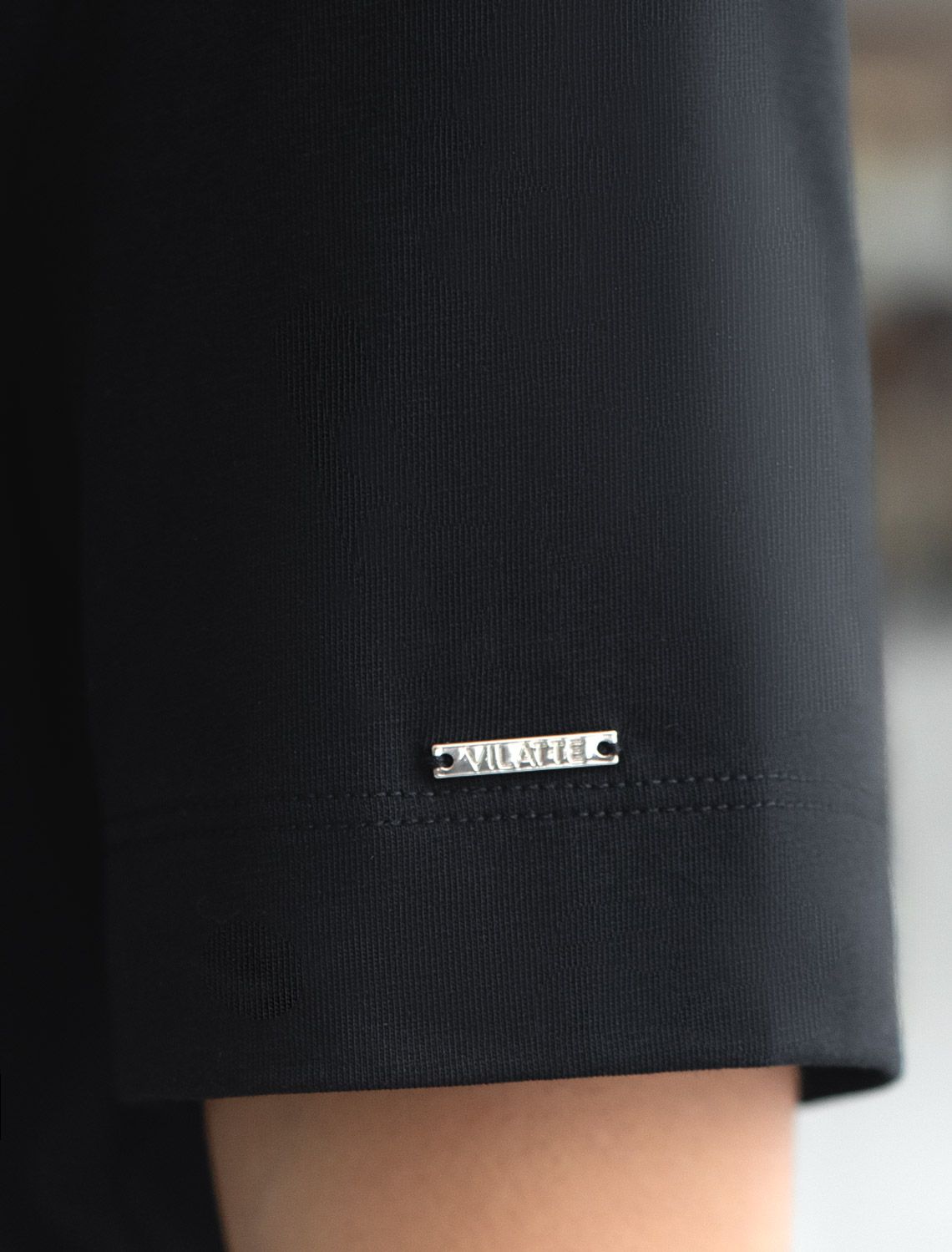 Свободная футболка из премиального хлопка с эластаном