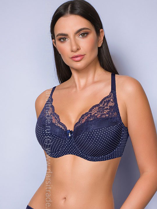 Бюстгальтер 8085 Scarlett Синий Albina_L сшивная