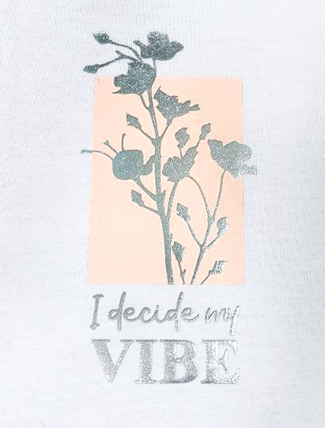 Свободная футболка с принтом из премиального хлопка с эластаном