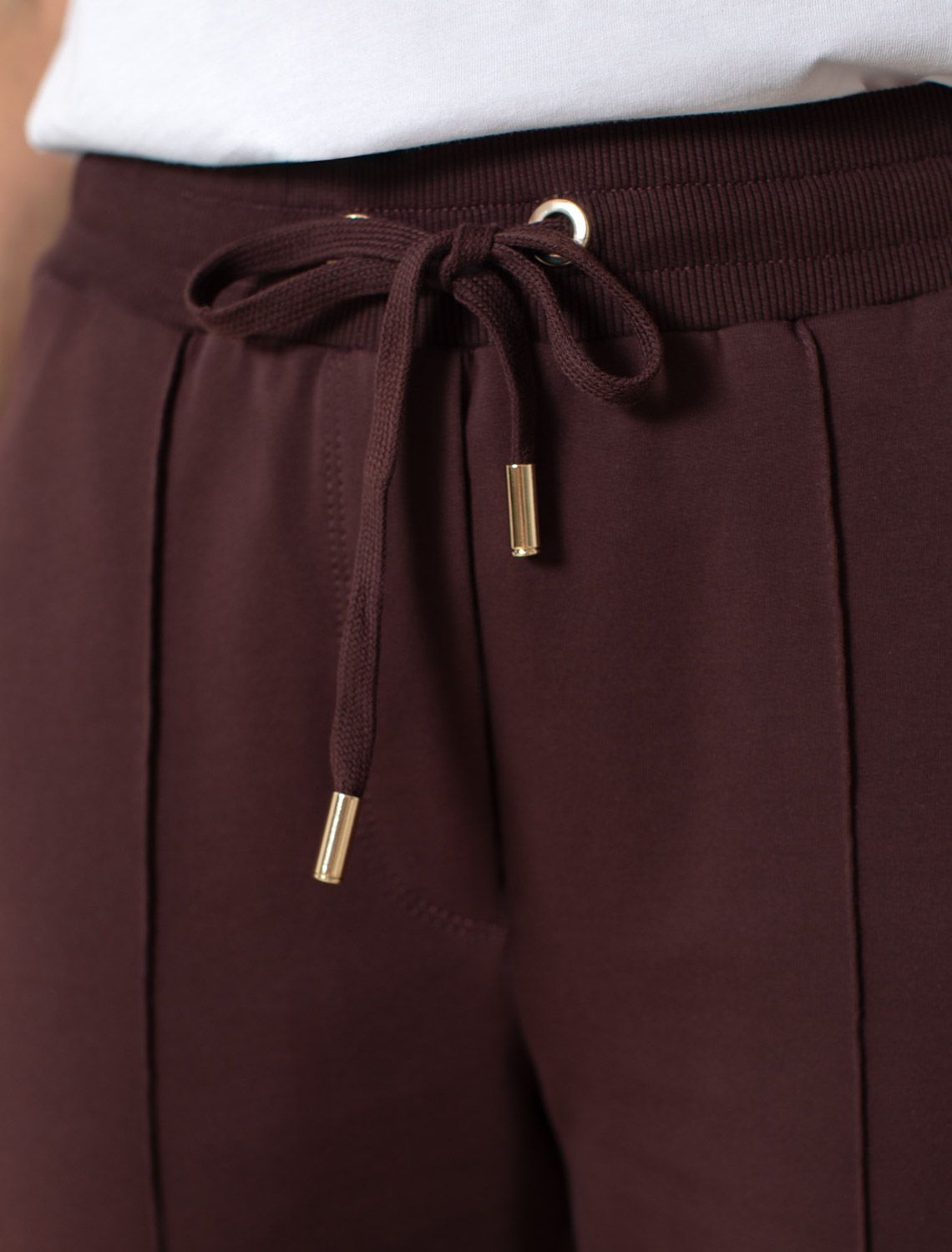 Трикотажные брюки на резинке из футера двухнитки эластичные