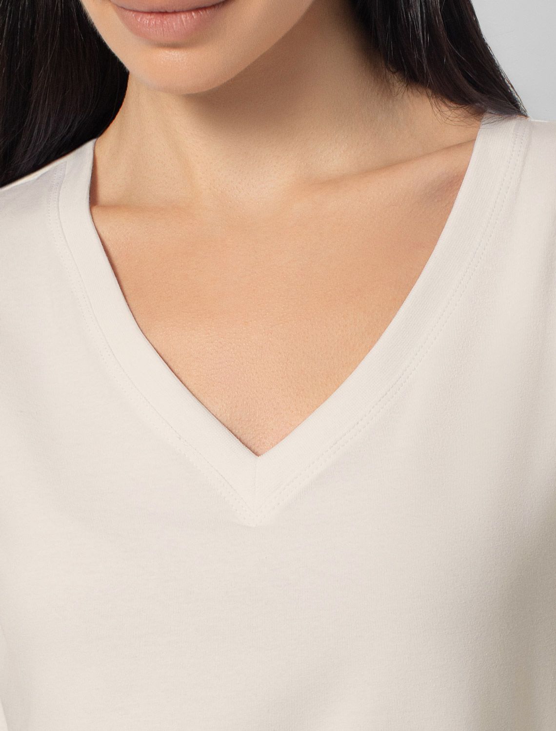 Футболка из премиального хлопка с эластаном