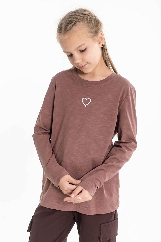 Футболка с длинным рукавом. М225103Пк