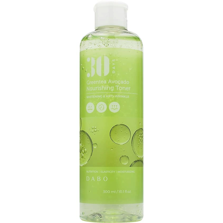 Питательный тонер с экстрактом зеленого чая и авокадо, 300мл, DABO