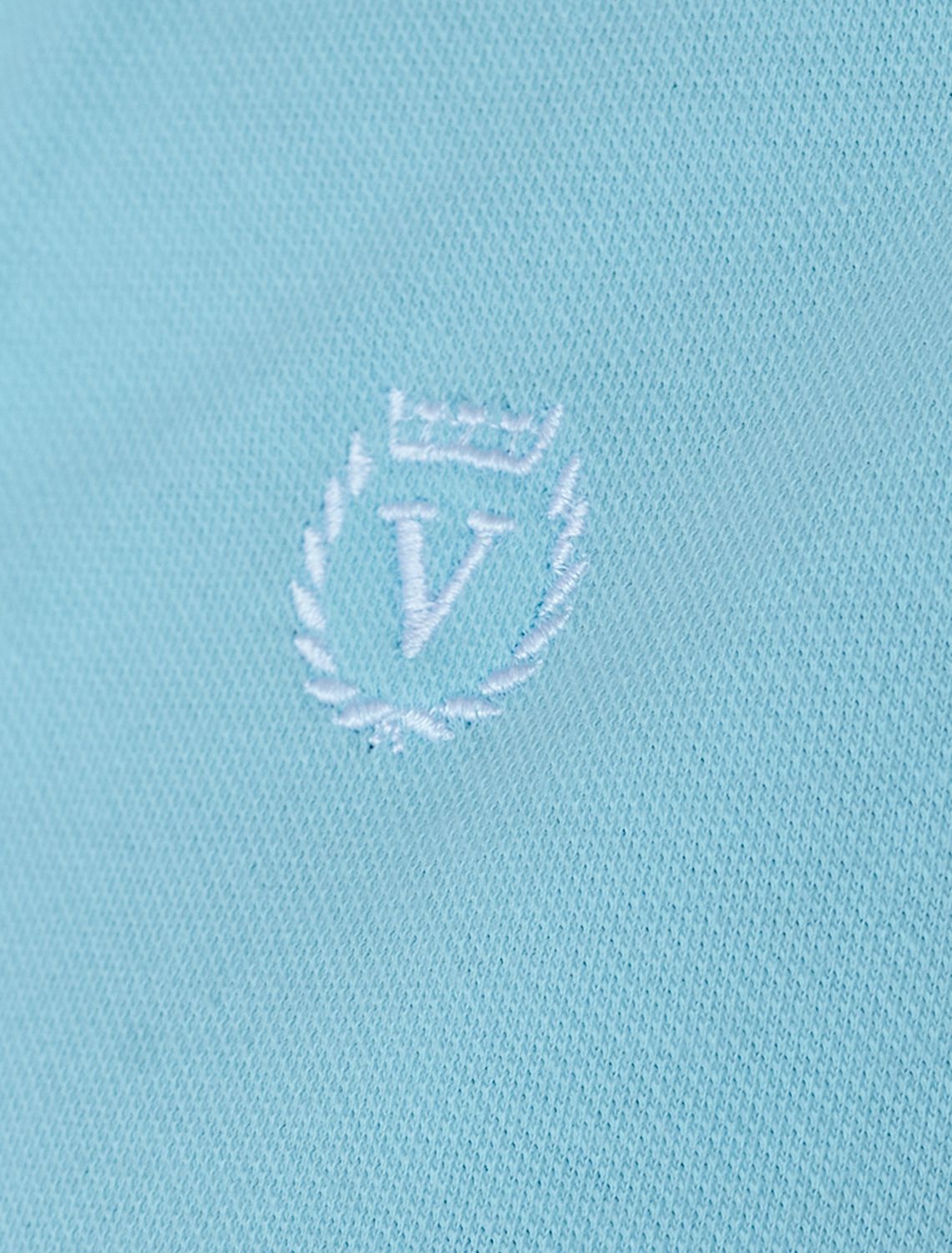 Ст.цена 2090р Платье-поло трикотажное D42.091 лазурно-голубой