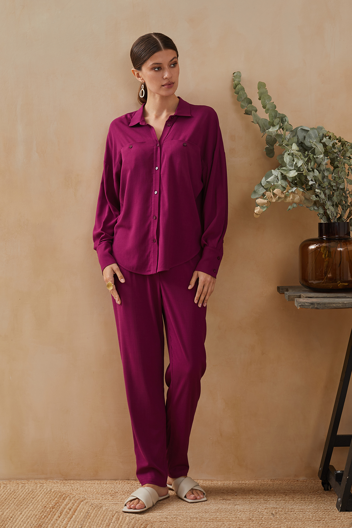 ОБЫЧНАЯ ЦЕНА 2700руб. 61743-2 Рубашка женская - SUMMER 2021 (61743-2)