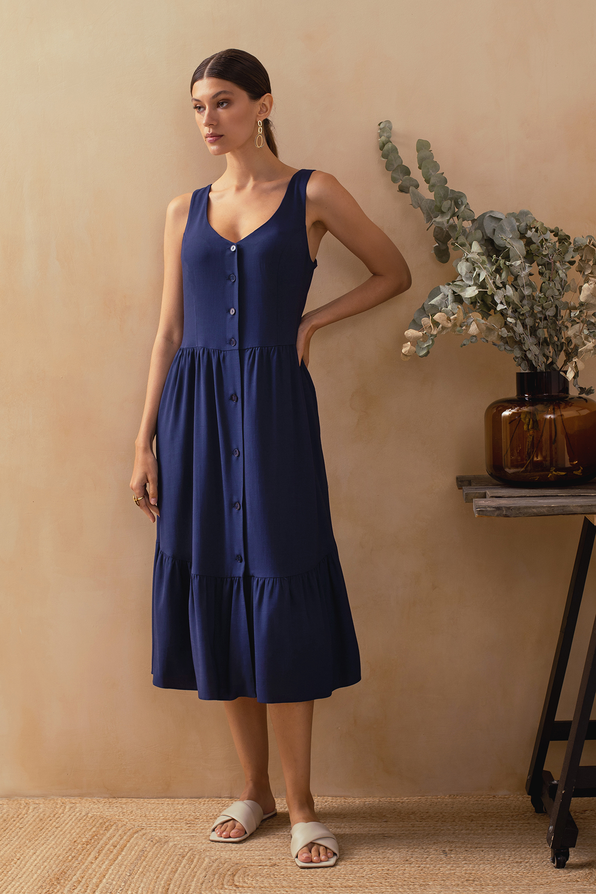 ОБЫЧНАЯ ЦЕНА 3670руб. 61748-1 Сарафан женский - SUMMER 2021 (61748-1)