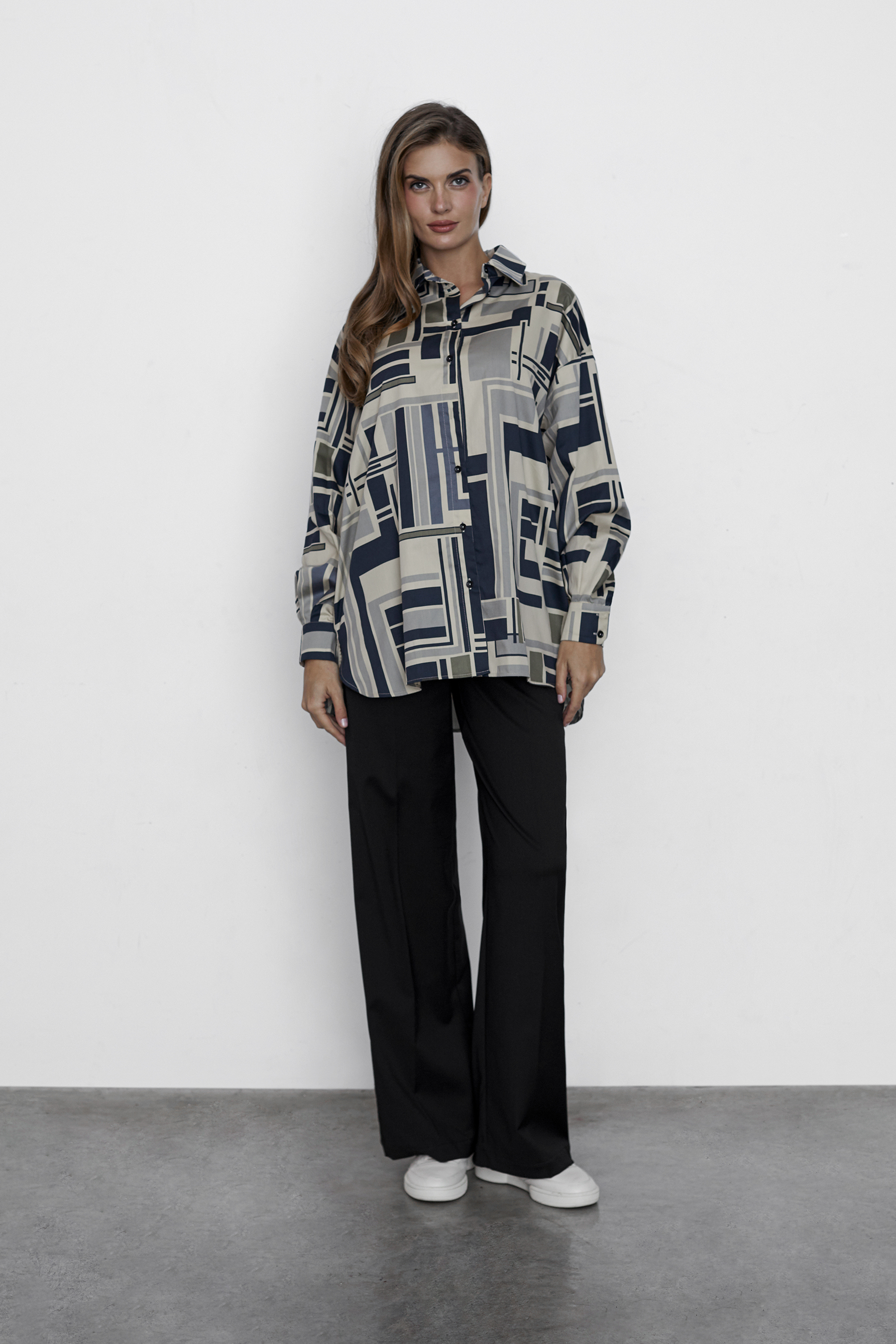 ОБЫЧНАЯ ЦЕНА 4300руб. 55516-1 Рубашка женская - LAETE (55516-1)