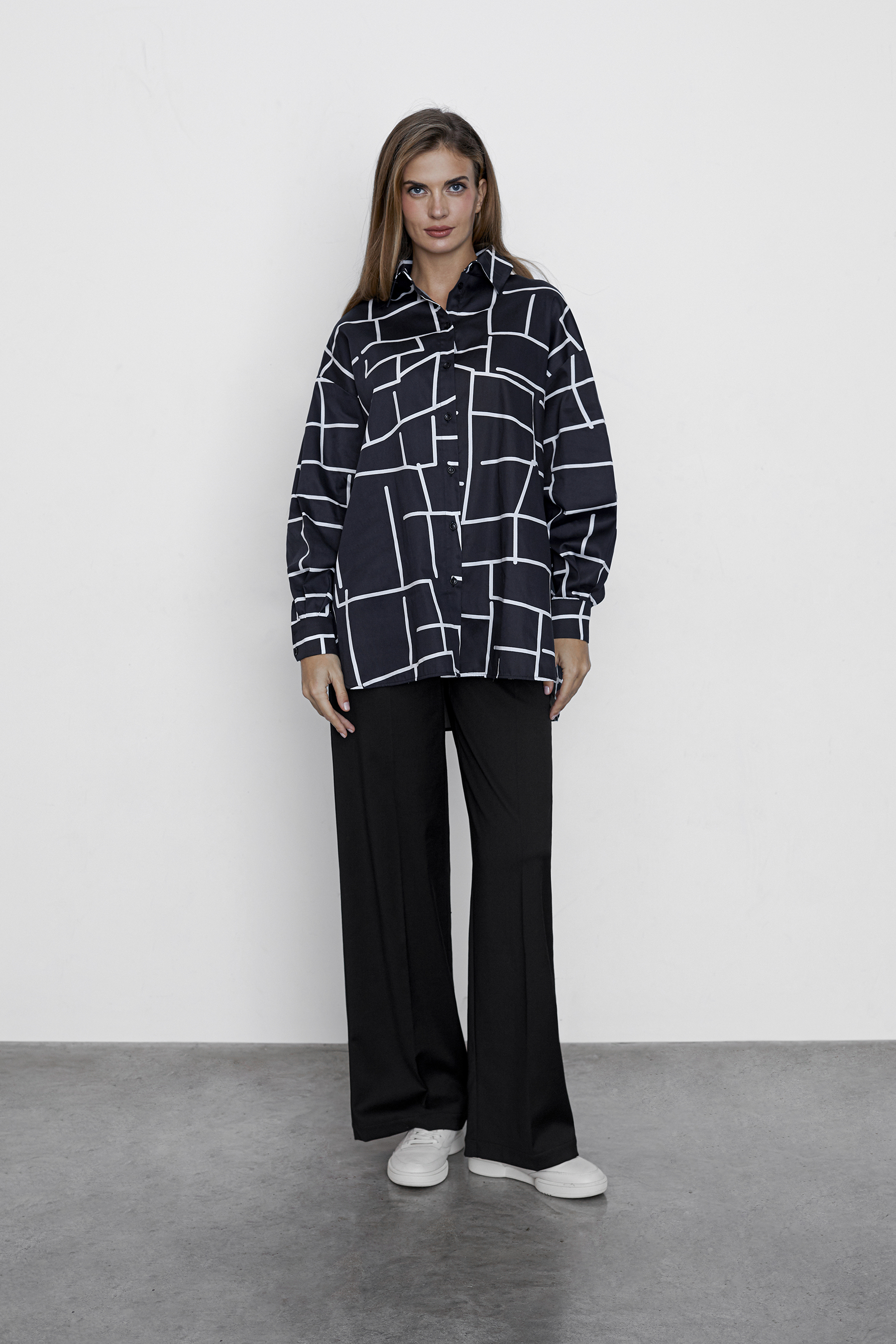 ОБЫЧНАЯ ЦЕНА 4300руб. 55516-2 Рубашка женская - LAETE (55516-2)