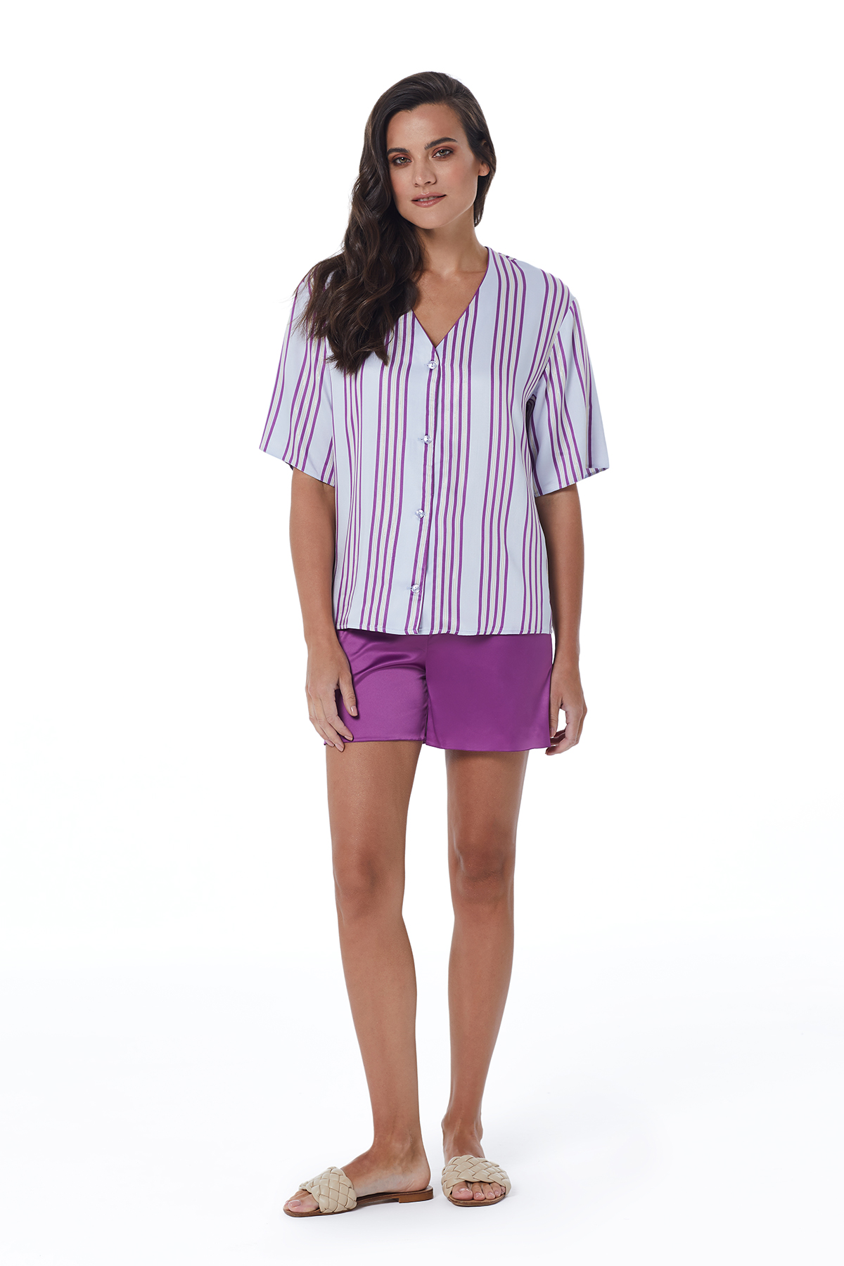 ОБЫЧНАЯ ЦЕНА 4300руб. 56511-2 Пижама с шортами женская - LAETE (56511-2)