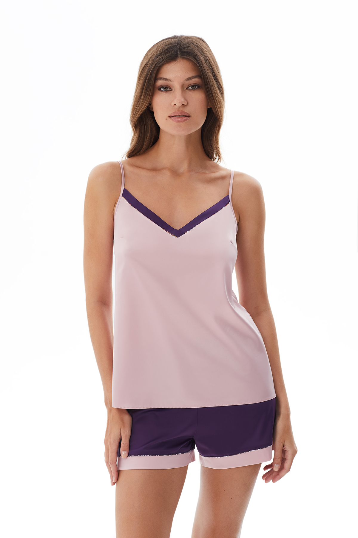 ОБЫЧНАЯ ЦЕНА 3950руб. 61845-1 Пижама с шортами женская - LAETE (61845-1)