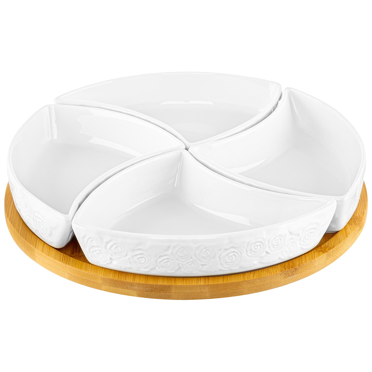 БЫЛО 1388 руб! Менажница 25*25*6 см