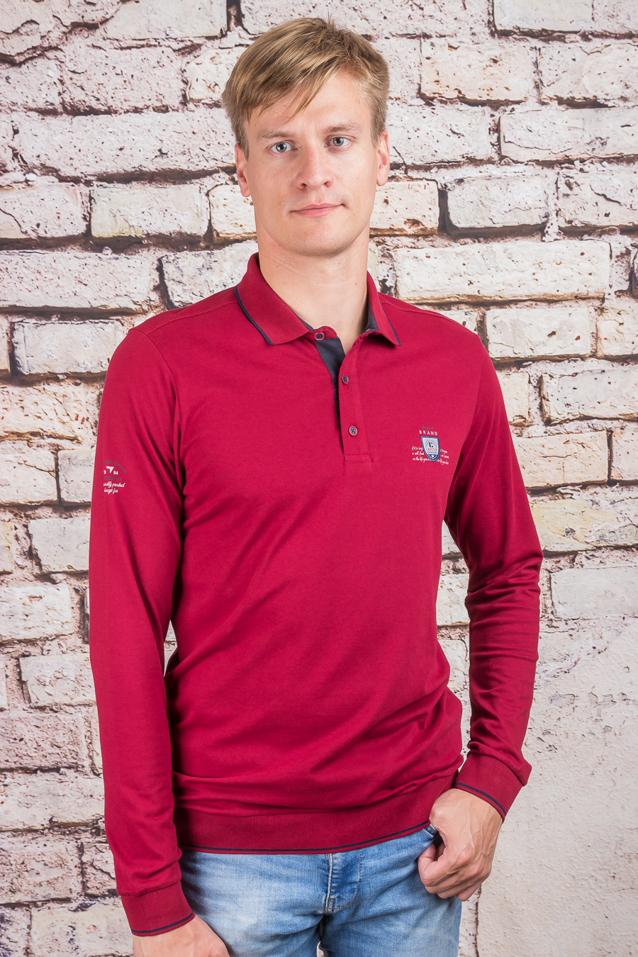 Толстовка 3445 бордовый CAHOTER