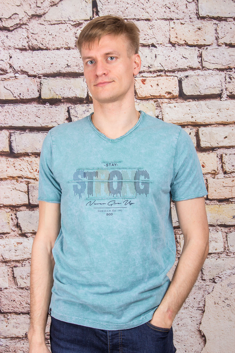 Футболка 7005 бензиновый BAGARDA