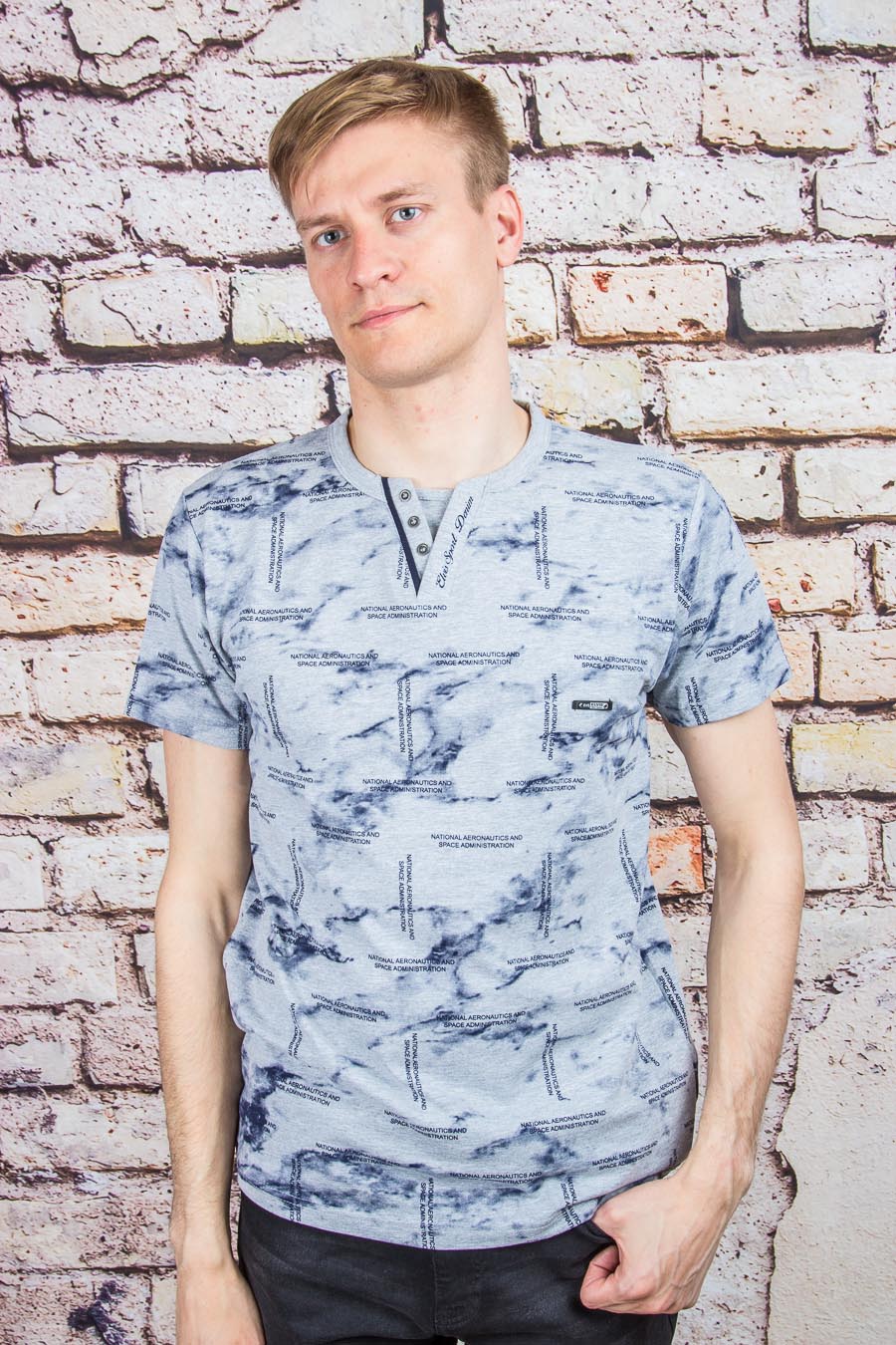 Футболка 702 серый ELVIS