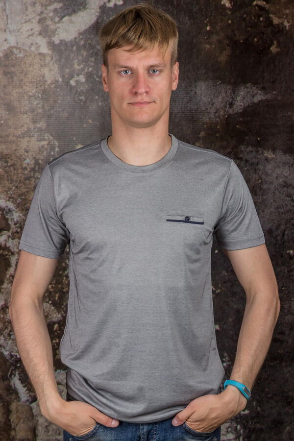 Футболка 4307 серый LACATON