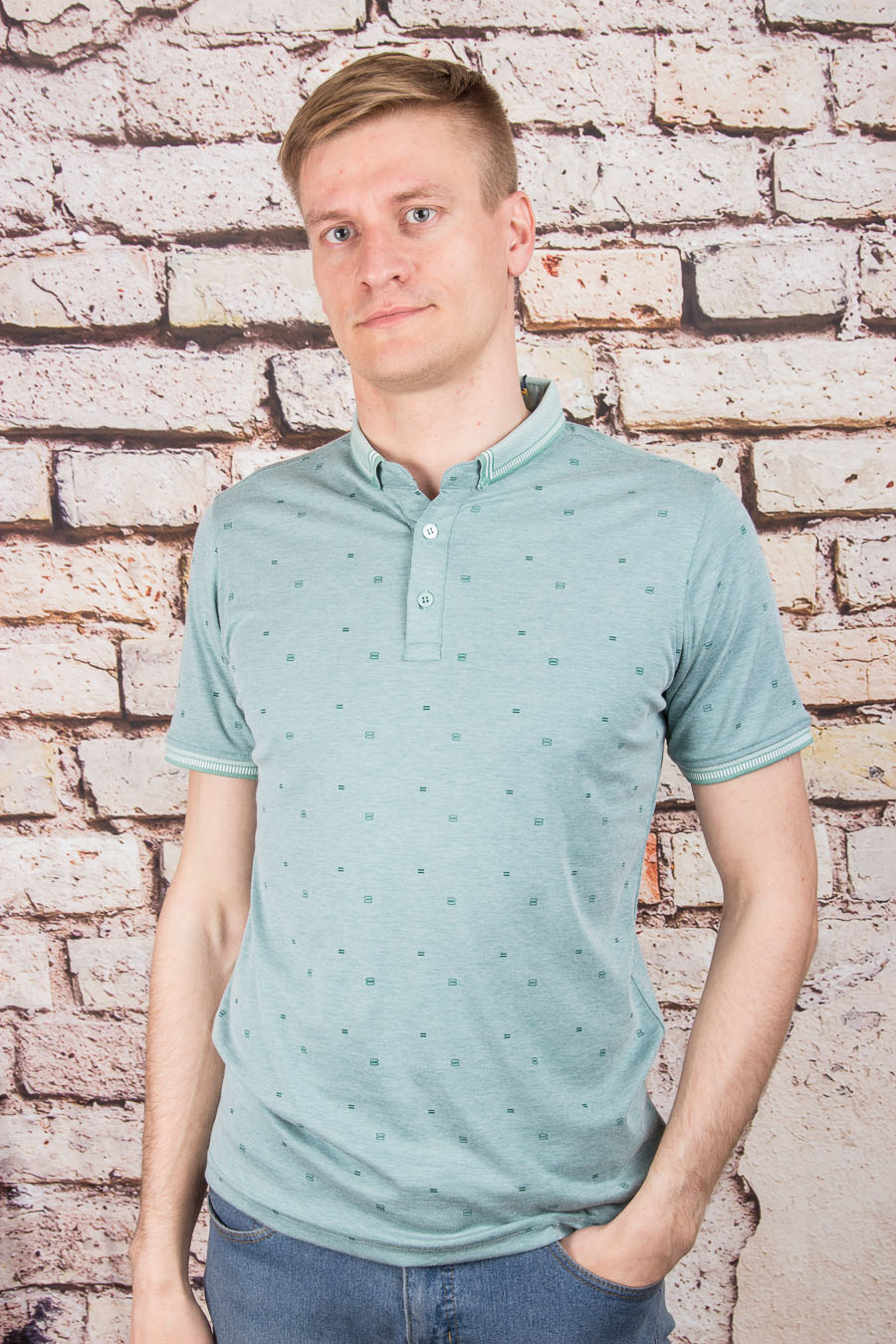 Футболка 5220 мятный VIP STONES