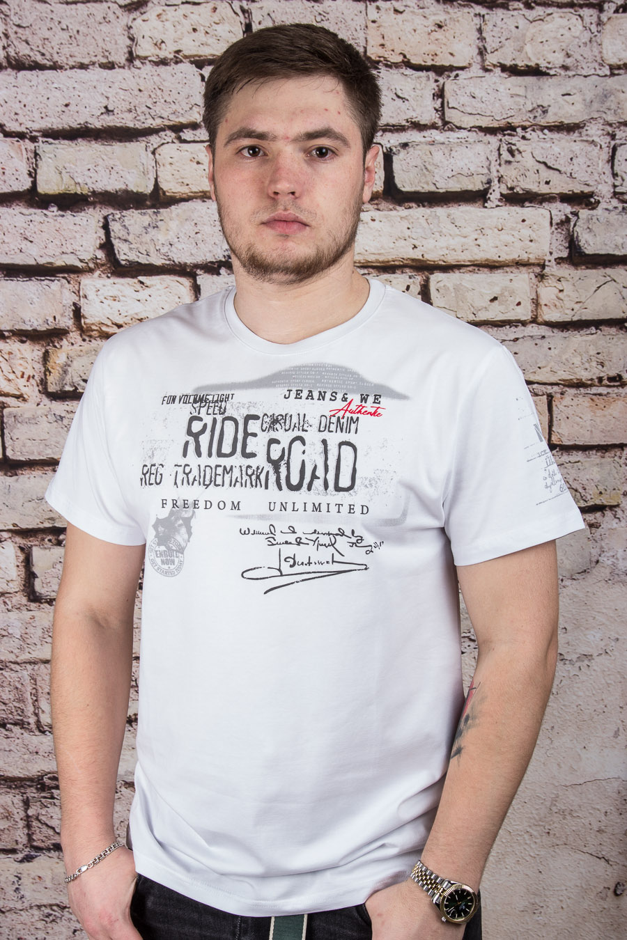 Футболка 3118 белый TOMNIXX