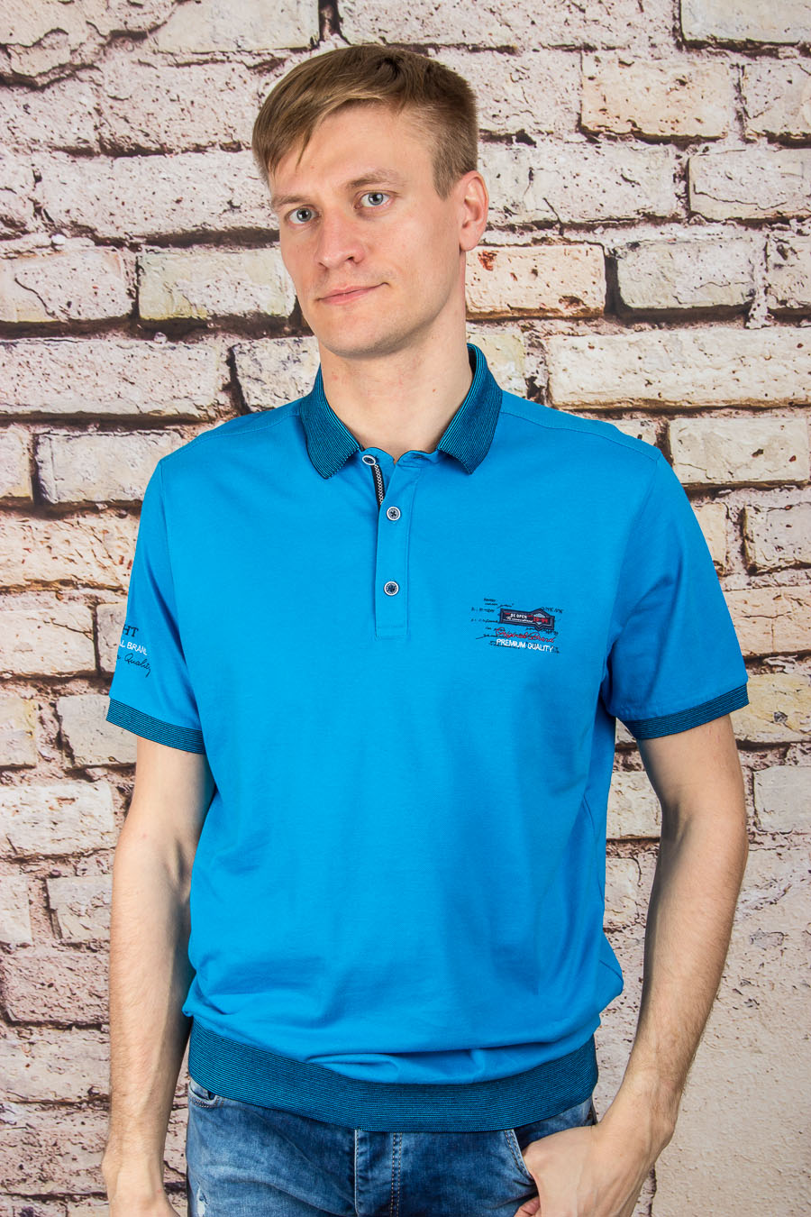 Футболка 2375 бирюзовый CAHOTER