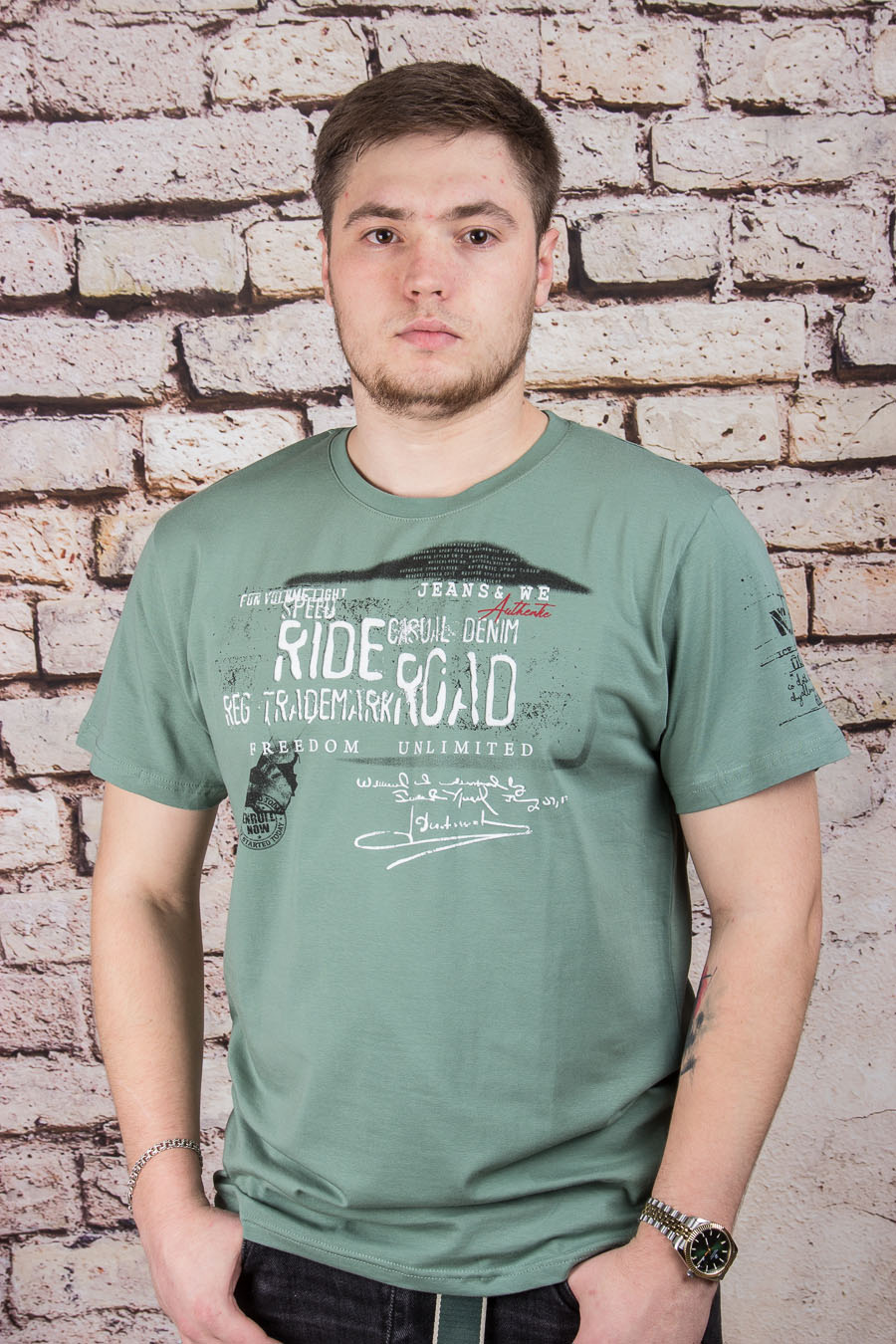 Футболка 3118 хаки TOMNIXX