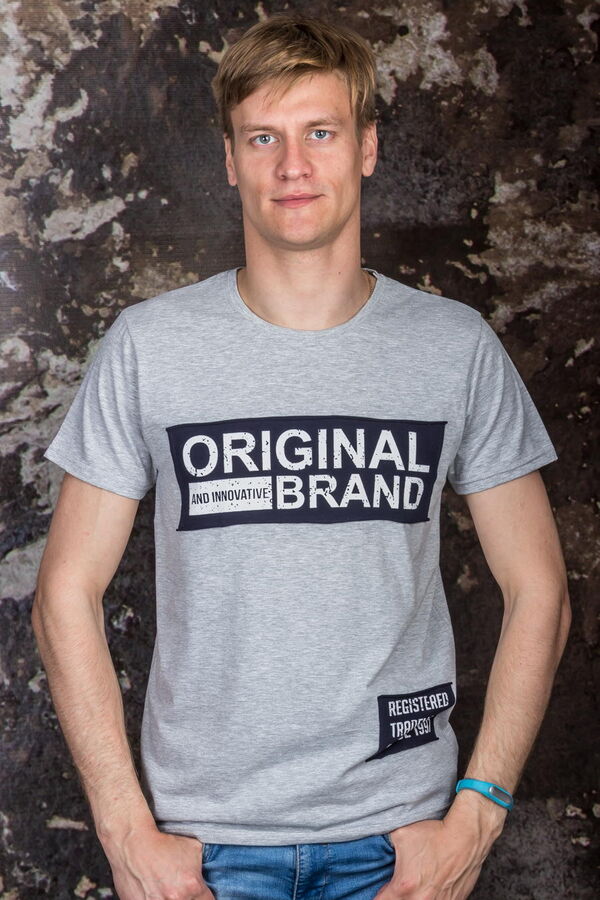 Футболка 441 серый ELVIS